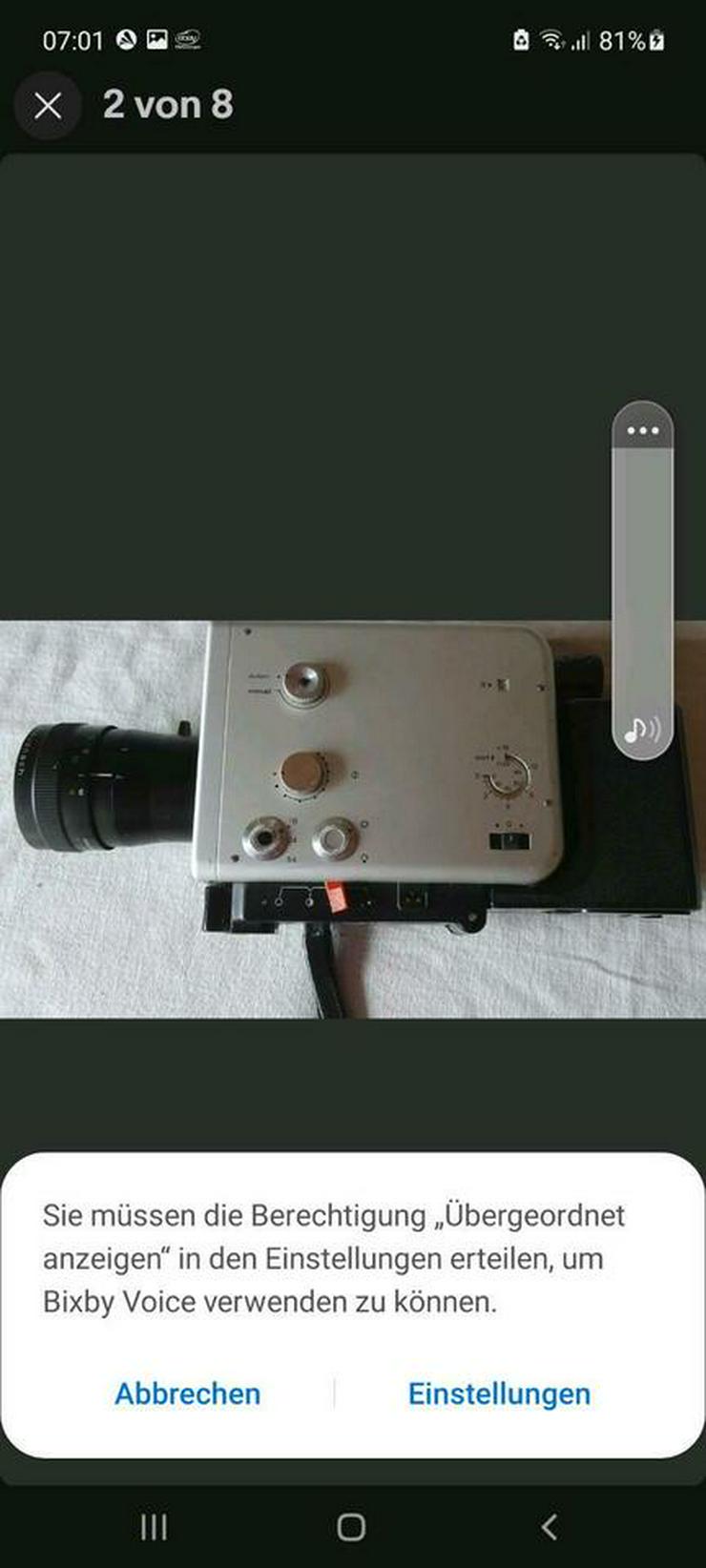 Bild 2: Super 8 Filmkamera Braun Nizo S 56 Super 8 Filmkamera