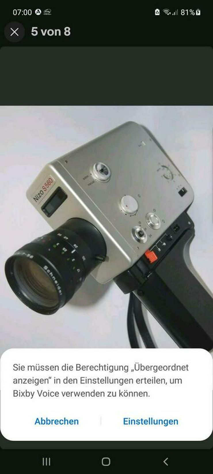 Bild 1: Super 8 Filmkamera Braun Nizo S 56 Super 8 Filmkamera