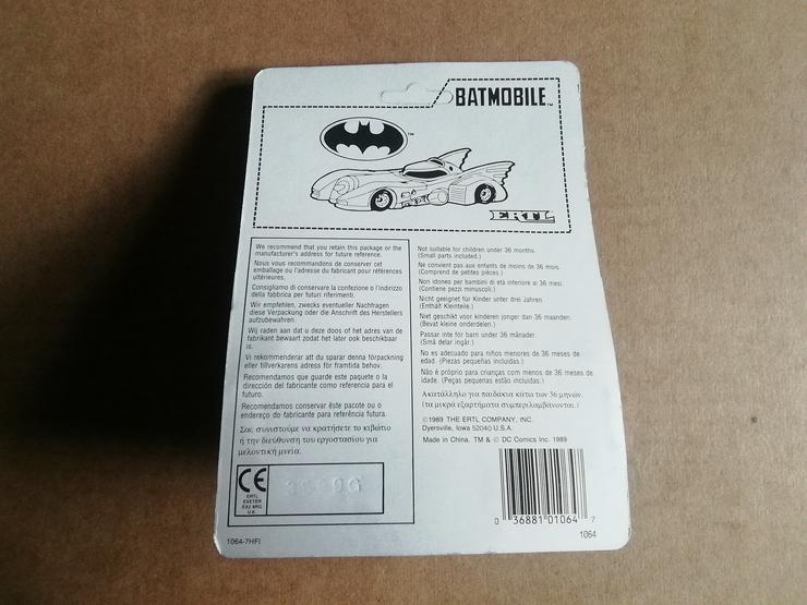 Bild 2: ERTL Batman Batmobile 1989 NEU /OVP TOP inkl. Versand 