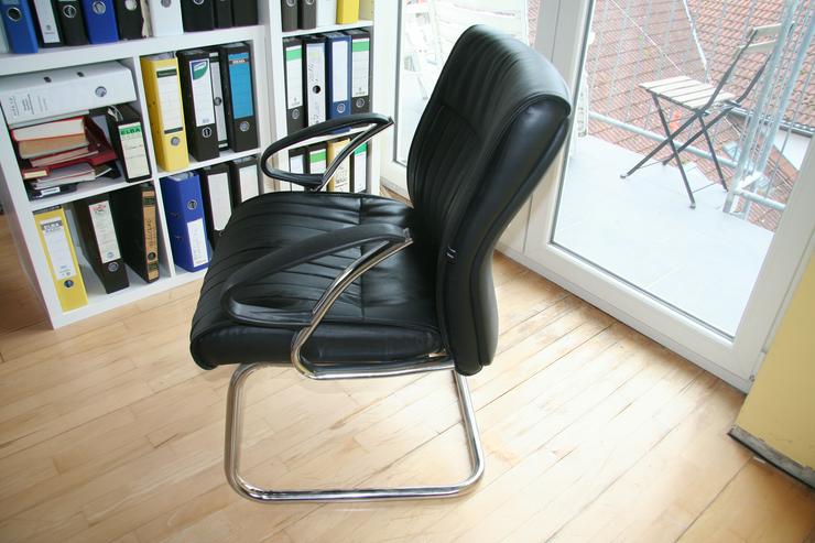 4 Büro- Konferenzsessel - Schwinger-neuwertig - stylisch - Bürostühle - Bild 5