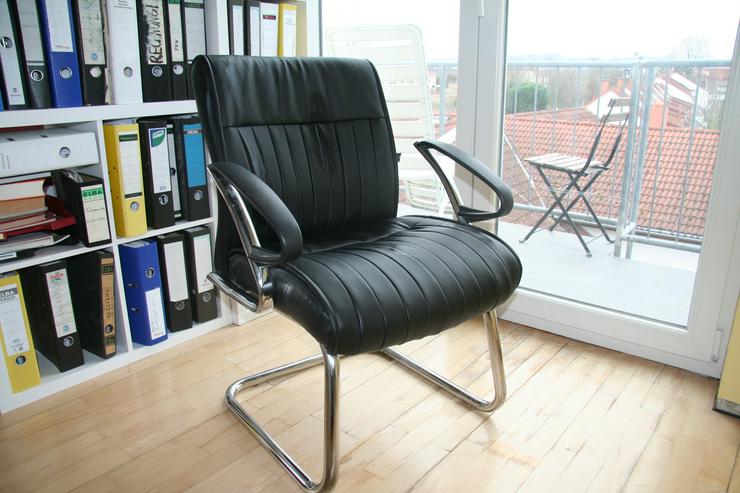 4 Büro- Konferenzsessel - Schwinger-neuwertig - stylisch - Bürostühle - Bild 2