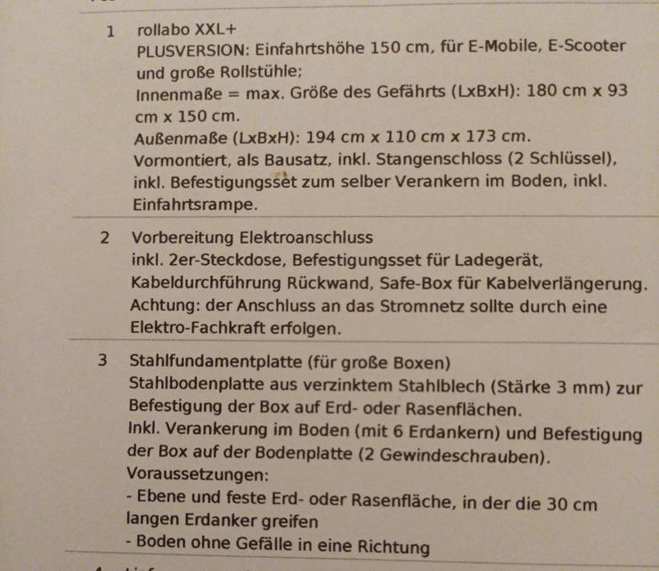 Bild 7: Garage für Elektromobile,Rollatorbox,Elektrofahrradbox