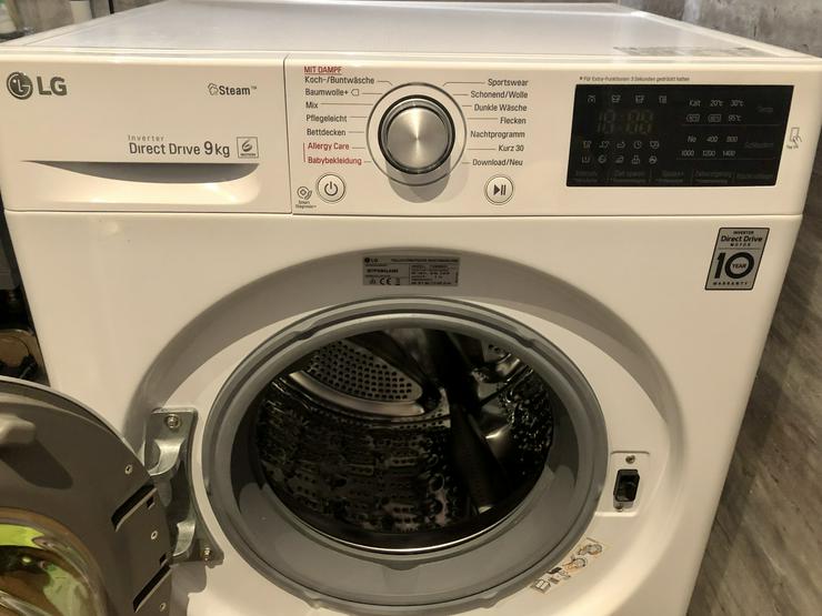 Neuwertige LG-Waschmaschine 9 kg, 1400 U, Garantie bis Feb 2023 - Waschen & Bügeln - Bild 2