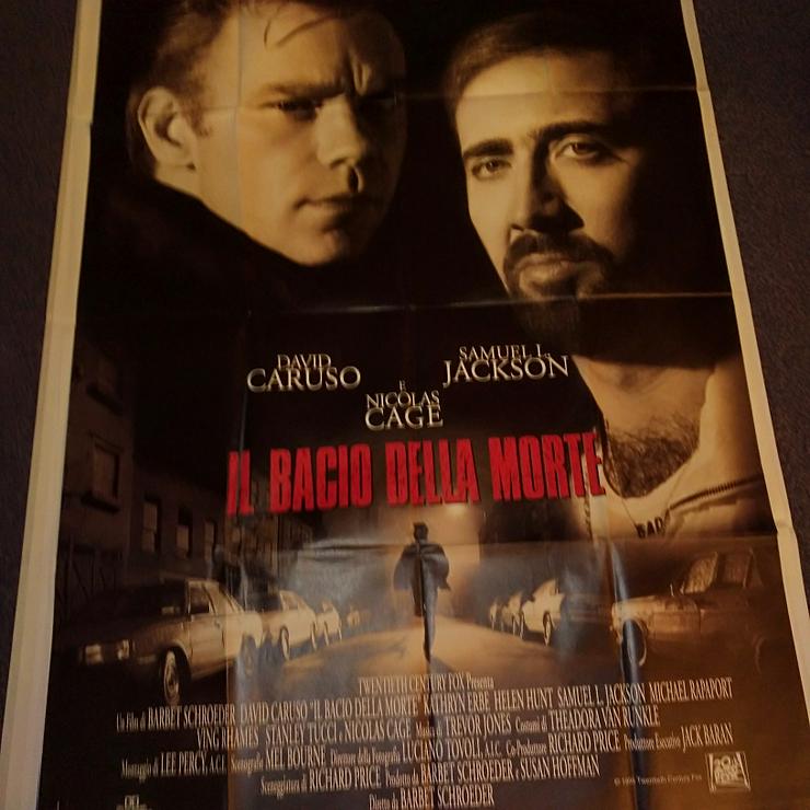 Schweiz Film Noir Plakat 1995  Il Bacio Der Todeskuss