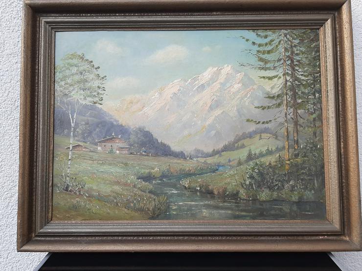 Landschaftsgemälde (Alpen) - Gemälde & Zeichnungen - Bild 1