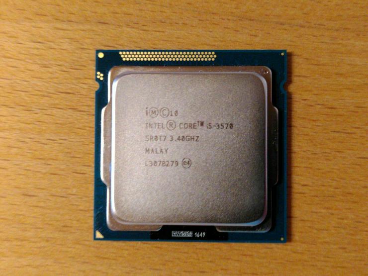 Bild 1: Quad-Core Intel i5 3570 - LGA1155 (Ivy Bridge) - 3,8GHz Turbo-Boost