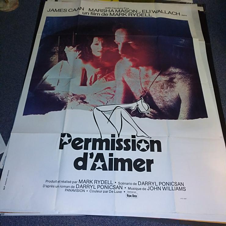 CH Groß Plakat 1974  Permission d Aimer - Poster, Drucke & Fotos - Bild 2