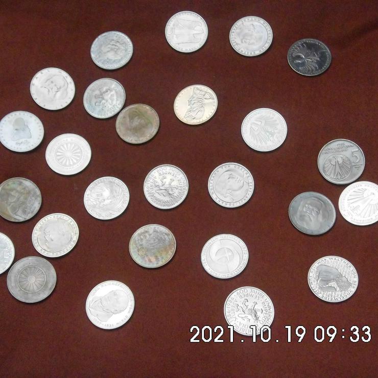 DM 30  Stück 5 DM Sondermünzen Kupfer Nickel - Deutsche Mark - Bild 1