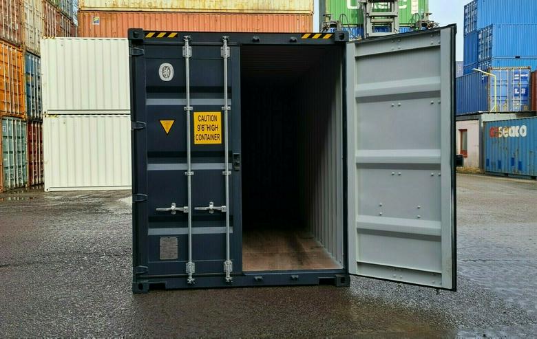 20`HC Seecontainer NEU RAL 7016 Anthrazitgrau Lagercontainer Stahlcontainer - Umzug & Transporte - Bild 4