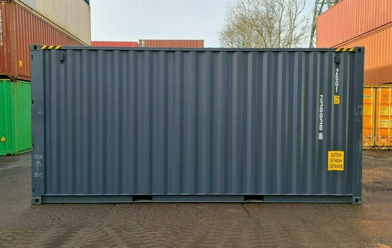 20`HC Seecontainer NEU RAL 7016 Anthrazitgrau Lagercontainer Stahlcontainer - Umzug & Transporte - Bild 3