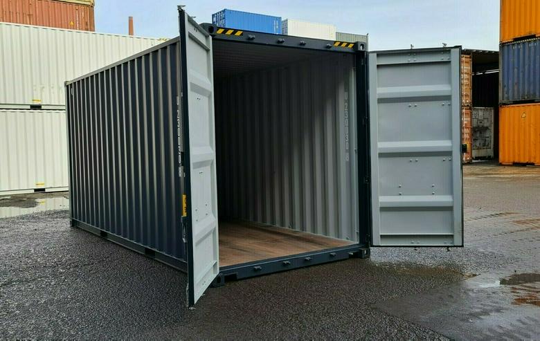 Bild 5: 20`HC Seecontainer NEU RAL 7016 Anthrazitgrau Lagercontainer Stahlcontainer