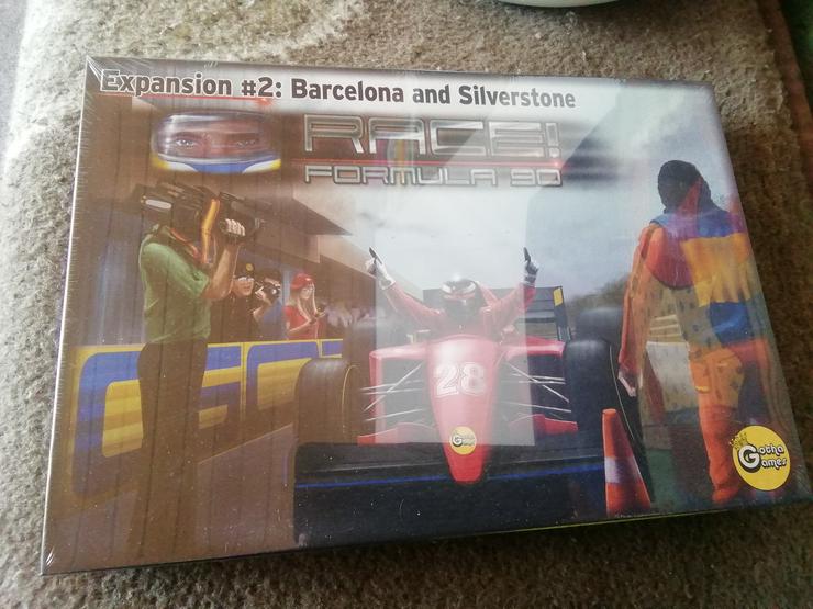 RACE ! FORMULA 90  Expansion 2: Barcelona and Silverstone NEU/OVP - Brettspiele & Kartenspiele - Bild 1