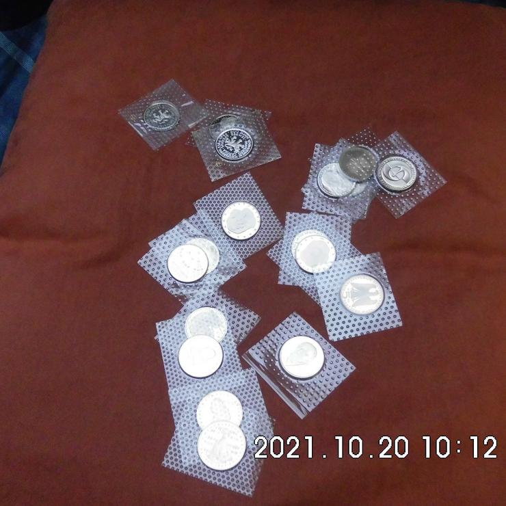 DM 22  Stück 5 DM Sondermünzen Kupfer Nickel im Blister PP - Deutsche Mark - Bild 1