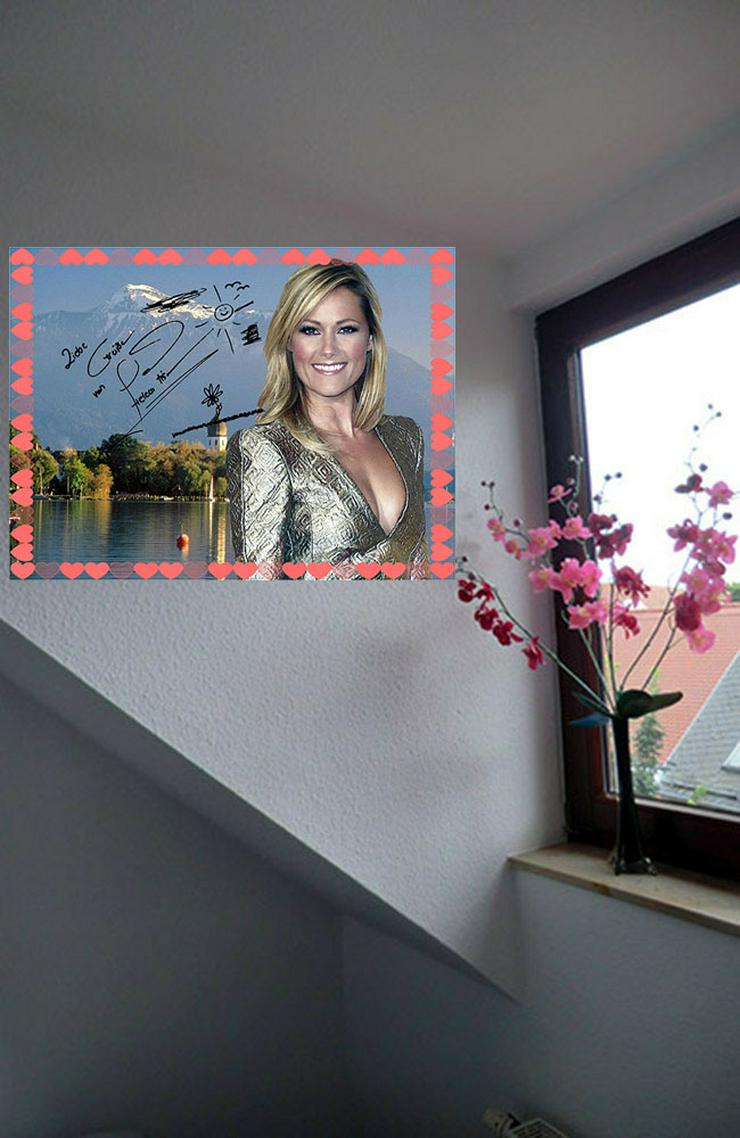 Bild 5:  HELENE FISCHER signierte Wanddekoration "Ammersee"! Ein Hingucker! Souvenir. Coole Wanddeko für Wohnzimmer, Bad, Küche, Schlafzimmer!