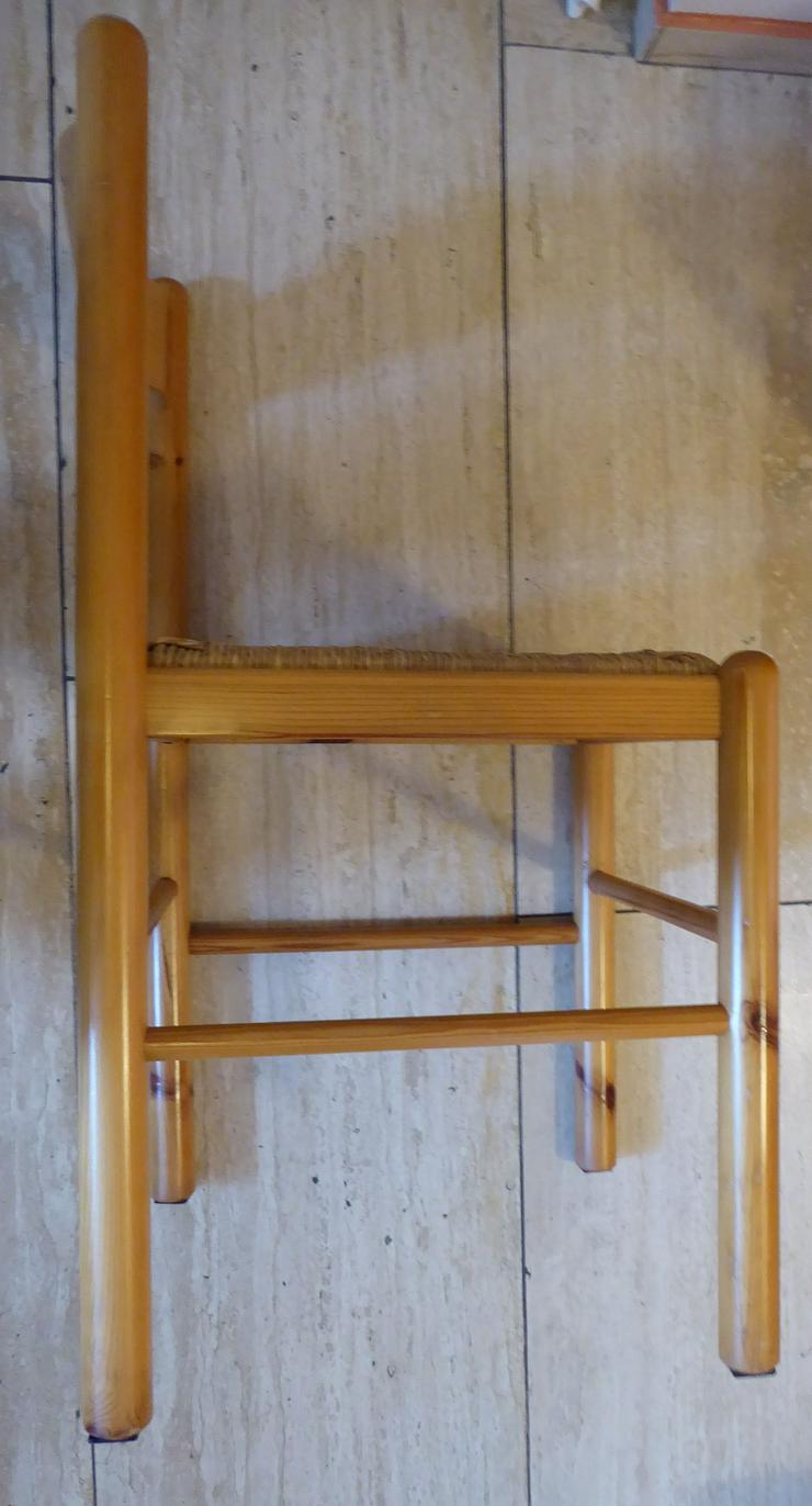 Holzstühle 6 , Buche, mit Geflecht in Natur - Stühle & Sitzbänke - Bild 3