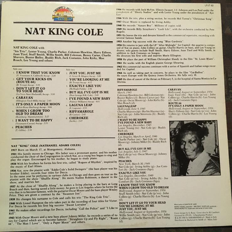 Bild 3: Jazz LP von Nat King Cole - Nat King Cole