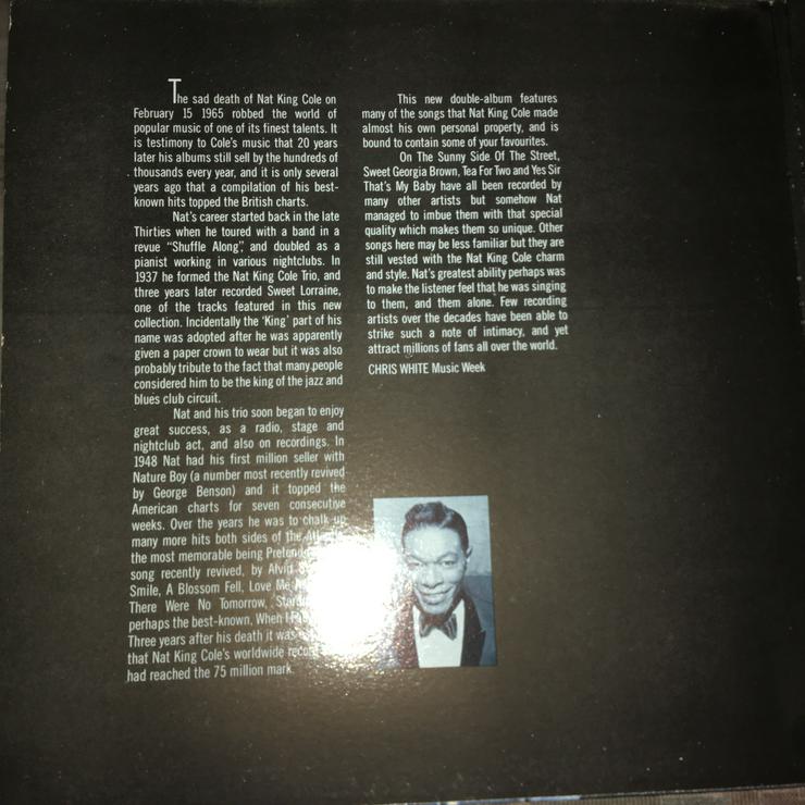 Jazz LP's von Nat King Cole – The Nat King Cole Collection 2 LP's - LPs & Schallplatten - Bild 2