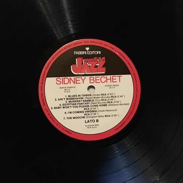 Bild 3: Jazz LP von Sidney Bechet