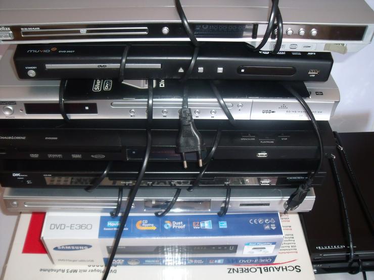 DVD Player konvolüt mit FB USB DviX , sehr gute zustand 11 St. - DVD-Player - Bild 2