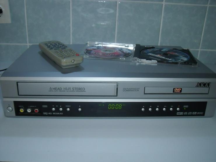DVD / VHS-Rekorder Akai gute zustand. Mit FB.+ Silber  Kette 925 Pr.