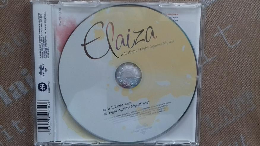 Unbenutzte Single CD von Elaiza "Handsigniert" - CD - Bild 2