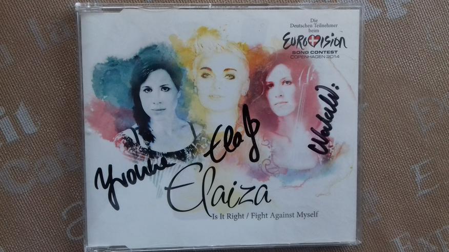Unbenutzte Single CD von Elaiza "Handsigniert"