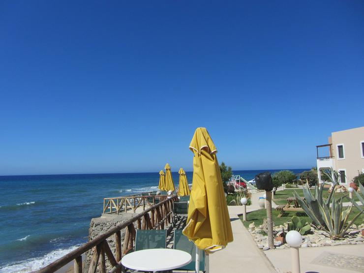 Bild 1: Kreta am Strand von Chrisi Amo 12 km östlich von Rethymnon