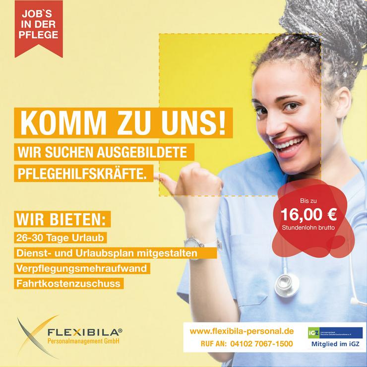 Als ausgebildete Pflegehilfskraft (m/w/d) 16,00€ / Std verdienen? - Pflegepersonal - Bild 1