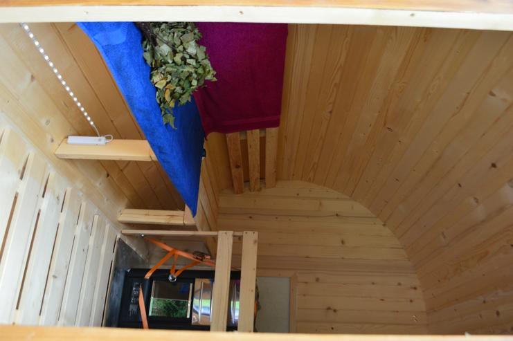 Bild 3: Mobile Sauna mieten /Fasssauna