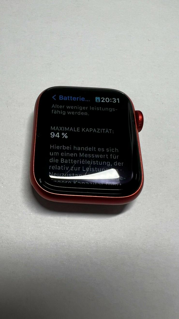 Bild 10: Apple Watch Series 6 40mm Red Aluminium Cellular (Produkt) Red