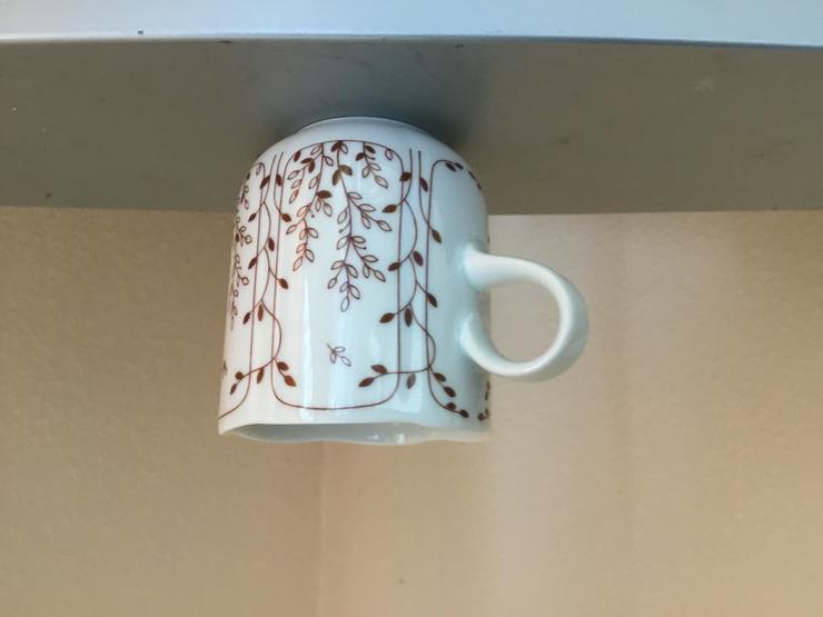 Bild 11: Ess und Kaffeegeschirr Fleur Blätterzauber Braun von Tischenreuth