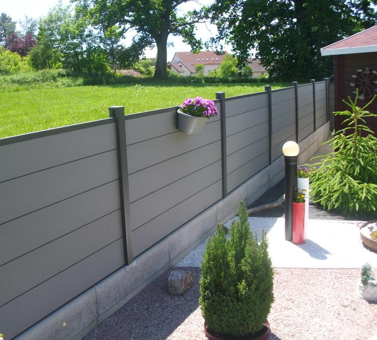 Gartenzaun aus WPC mit Aluminium - oder WPC Pfosten - Zäune & Tore - Bild 12