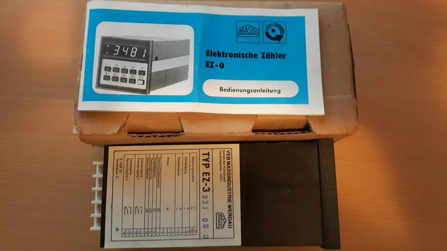 Elektronischer Zähler EZ-3 vom VEB Massindustrie Werdau - Weitere - Bild 1
