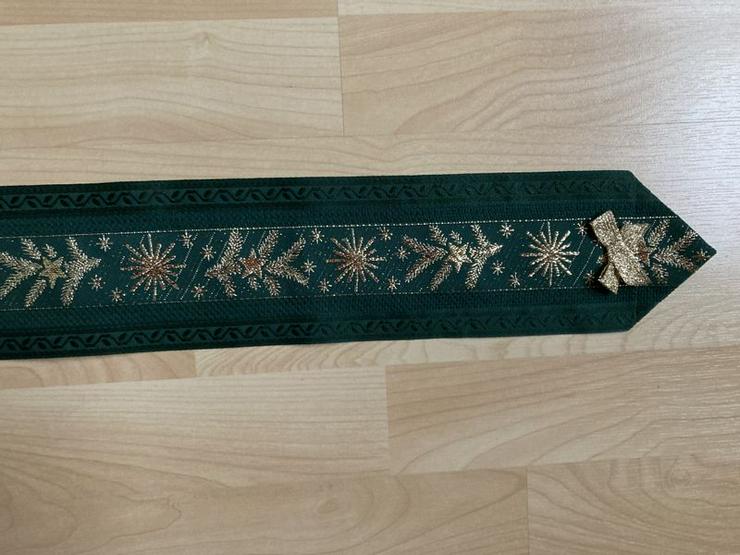 Bild 5: UNBENUTZT Tischläufer Weihnachten Sterne Tannenzweige 130 cm 