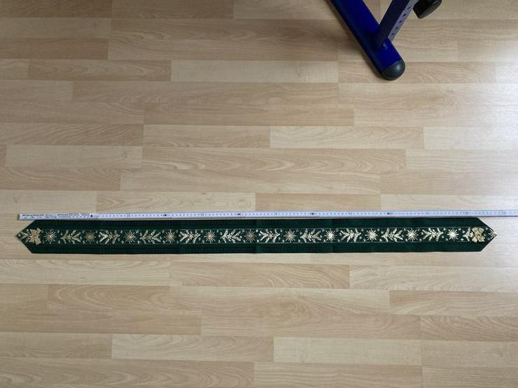 Bild 9: UNBENUTZT Tischläufer Weihnachten Sterne Tannenzweige 130 cm 
