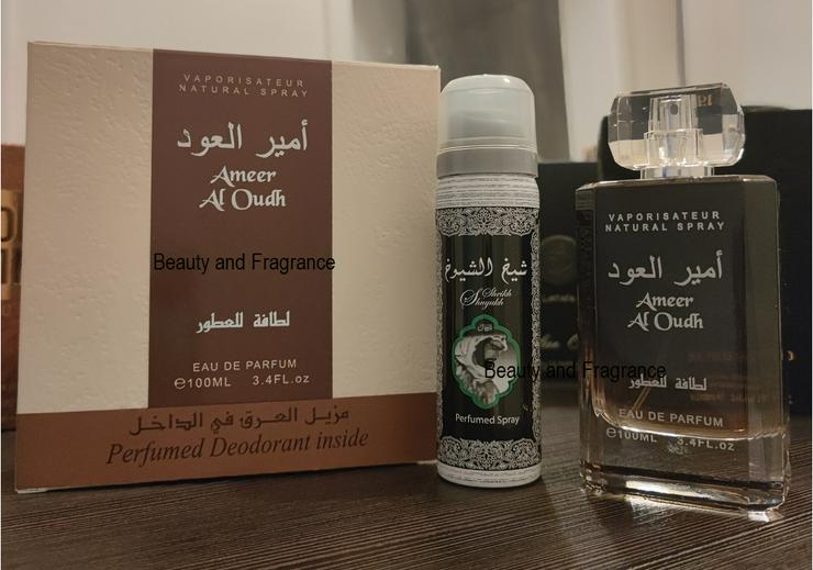 Lattafa Ameer Al Oudh ein orientalischer Herrenduft inlusive einem Deodorant