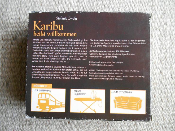 Bild 2: Karibu heißt willkommen. Hörbuch von Stefanie Zweig.