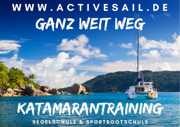 Katamarantraining - Segeltörn - Segelurlaub ganze Yacht mit Segellehrer 1 Woche in Kroatien / Kanaren / Malta 