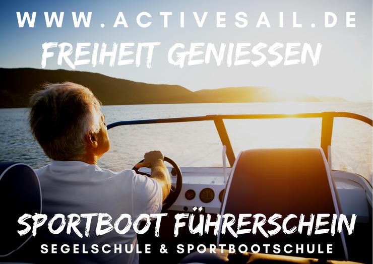 Sportbootführerschein Paket: Theorie im Präsenzunterricht & 3 Fahrstunden € 390 in Nürnberg - Franken  - Motorboote & Yachten - Bild 1