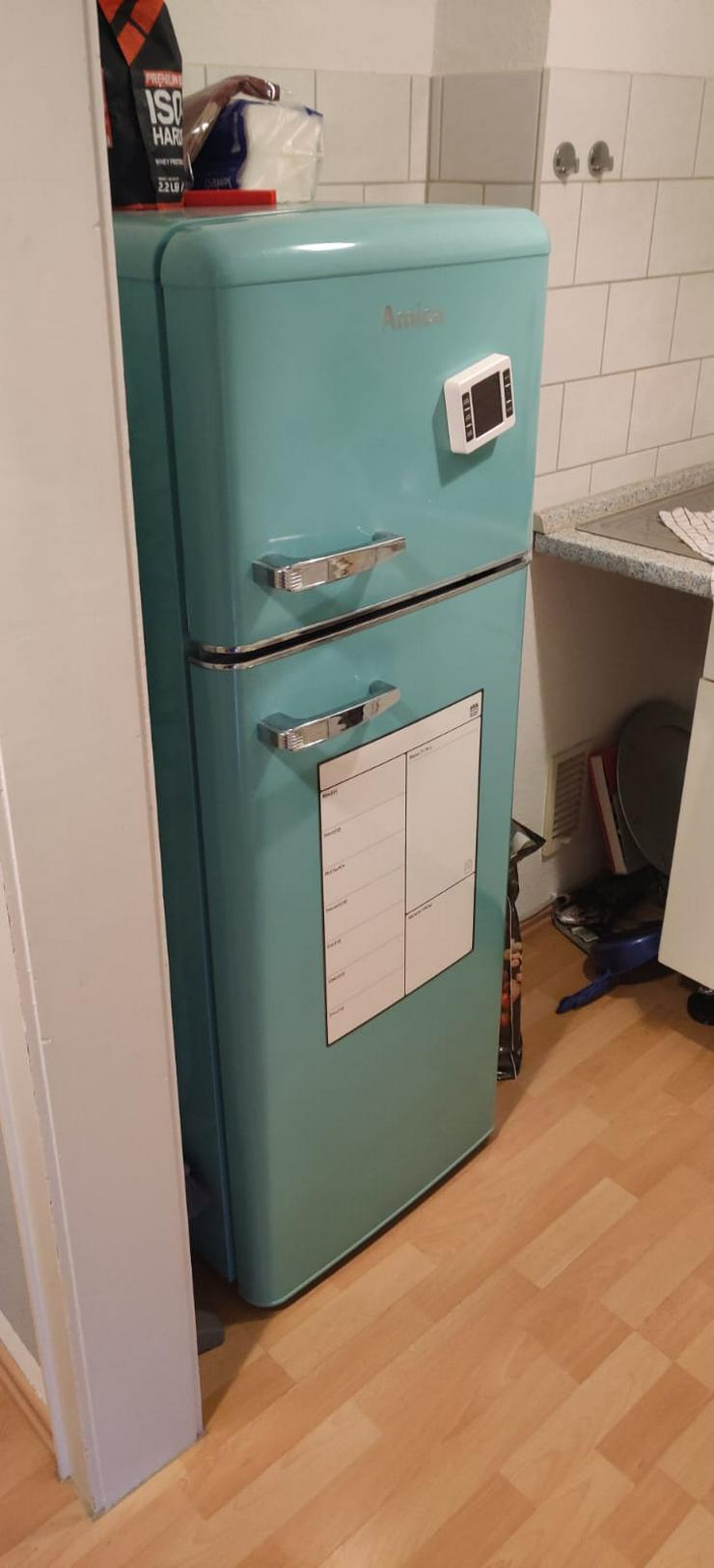 Trendy Kühlschrank-Gefrierkombination in hellblau zur Selbstabholung zu verkaufen - Kühlschränke - Bild 2