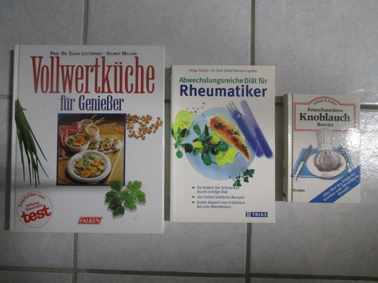 Bild 3: 17 Kochbücher Kochbuch Vollwert Diät Rheumatiker Fisch Nudeln Knoblauch