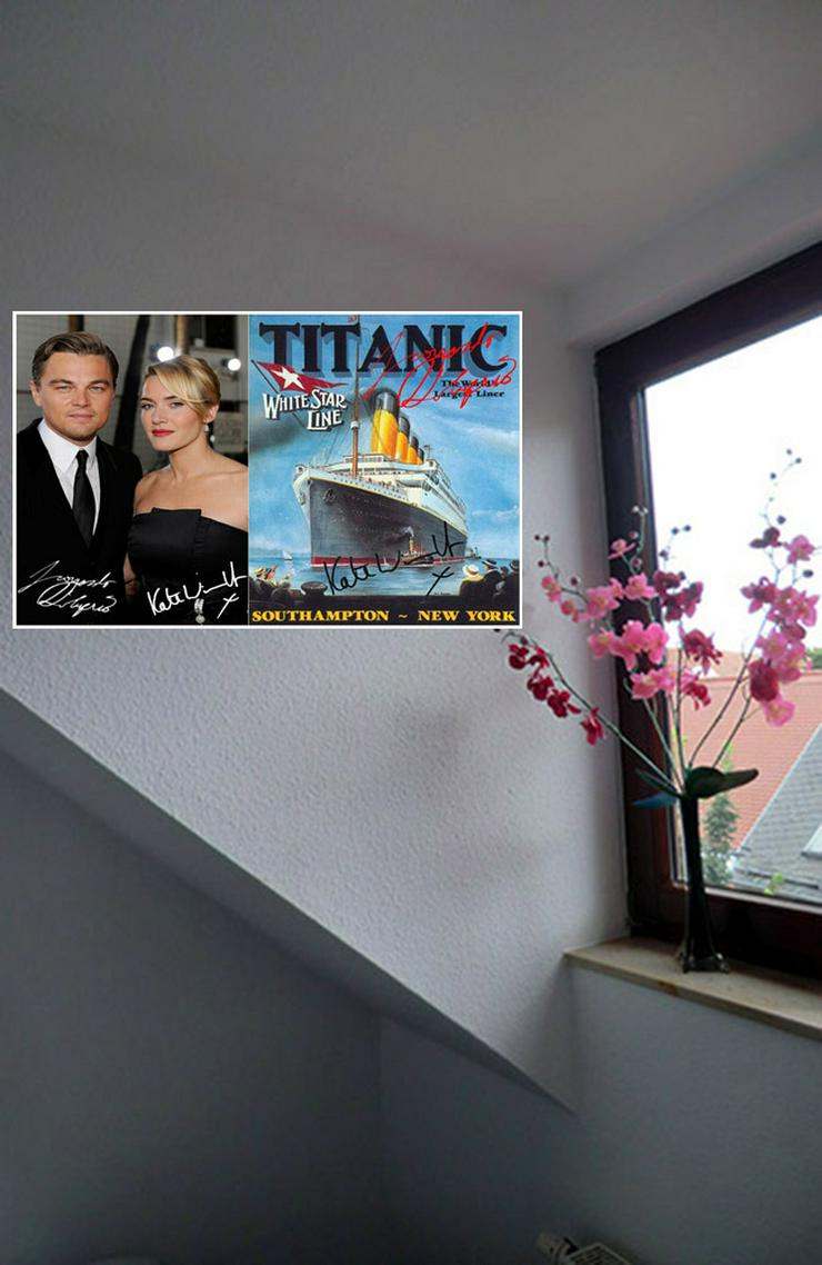 Bild 5: LEONARDO DICAPRIO+KATE WINSLET Titanic Souvenir. Blickfang! 70x50 cm. Geschenkidee. Deko.  