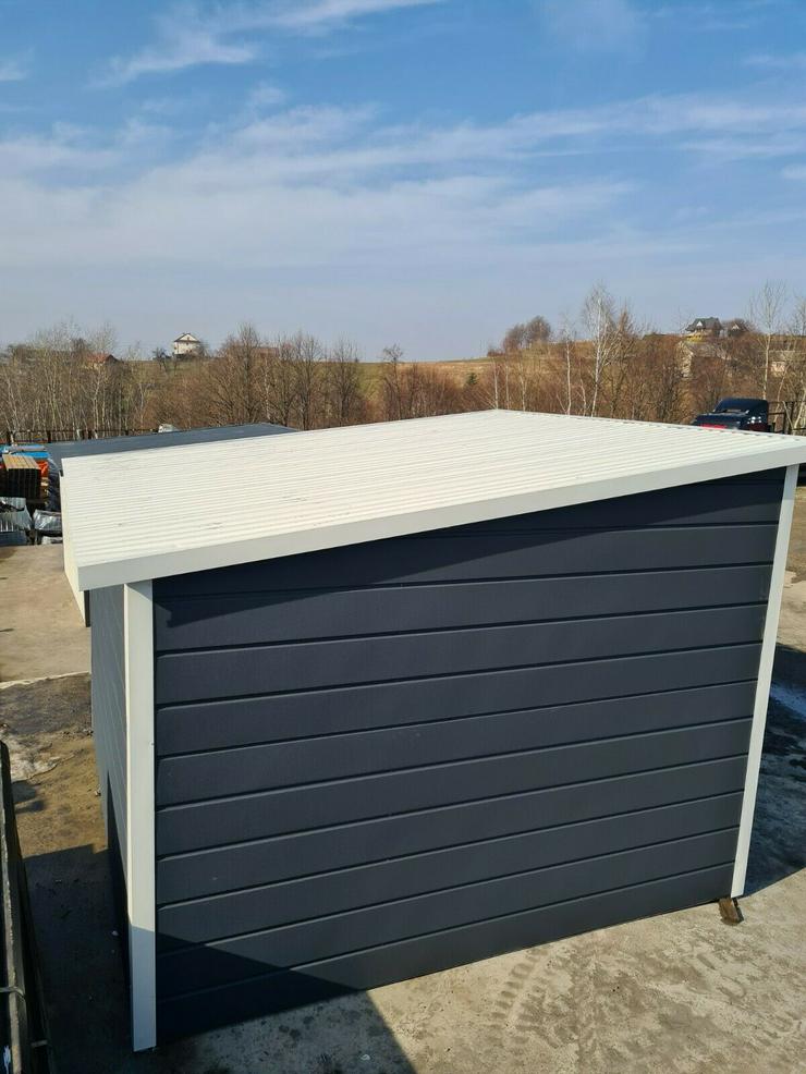 Bild 3: Kleinanzeige Blechgarage Garage Einzelgarage Metallgarage 3x3 m verzinkt mit Aufbau