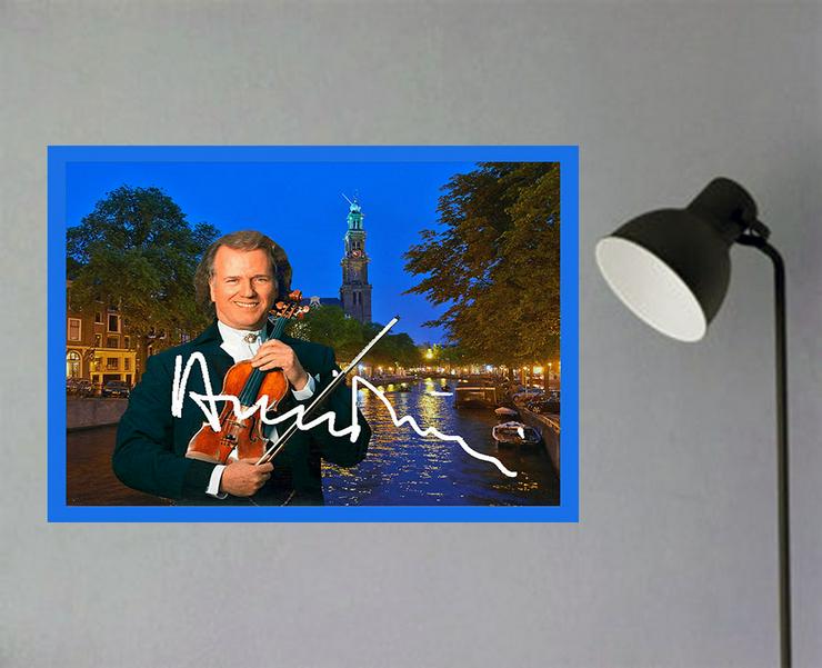 André Rieu Romanze in Holland. Blickfang! 60x45 cm. Starsouvenir. Geschenkidee. Wandbild. Deko. Unikat!  - Poster, Drucke & Fotos - Bild 5