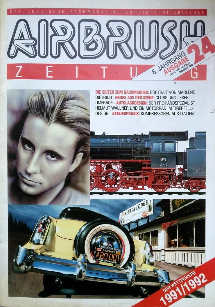 Dampflokomotive "41018", Digitaldruck auf Leinwand, Airbrushillustration - Poster, Drucke & Fotos - Bild 4