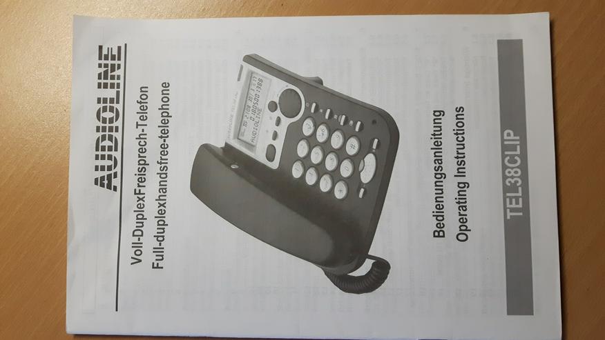 Bild 3: Audioline Tel38CLIP-Voll-Duplex Freisprech-Telefon