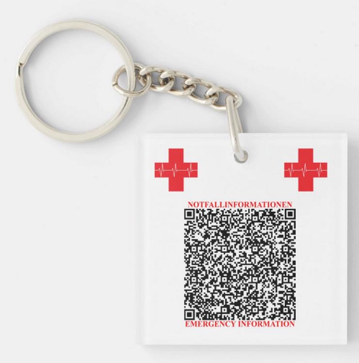 Bild 2: Emergency Guard Notfallinfomationen QR-Code