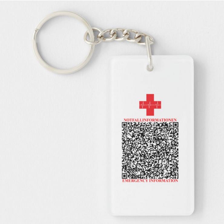 Bild 1: Emergency Guard Notfallinfomationen QR-Code