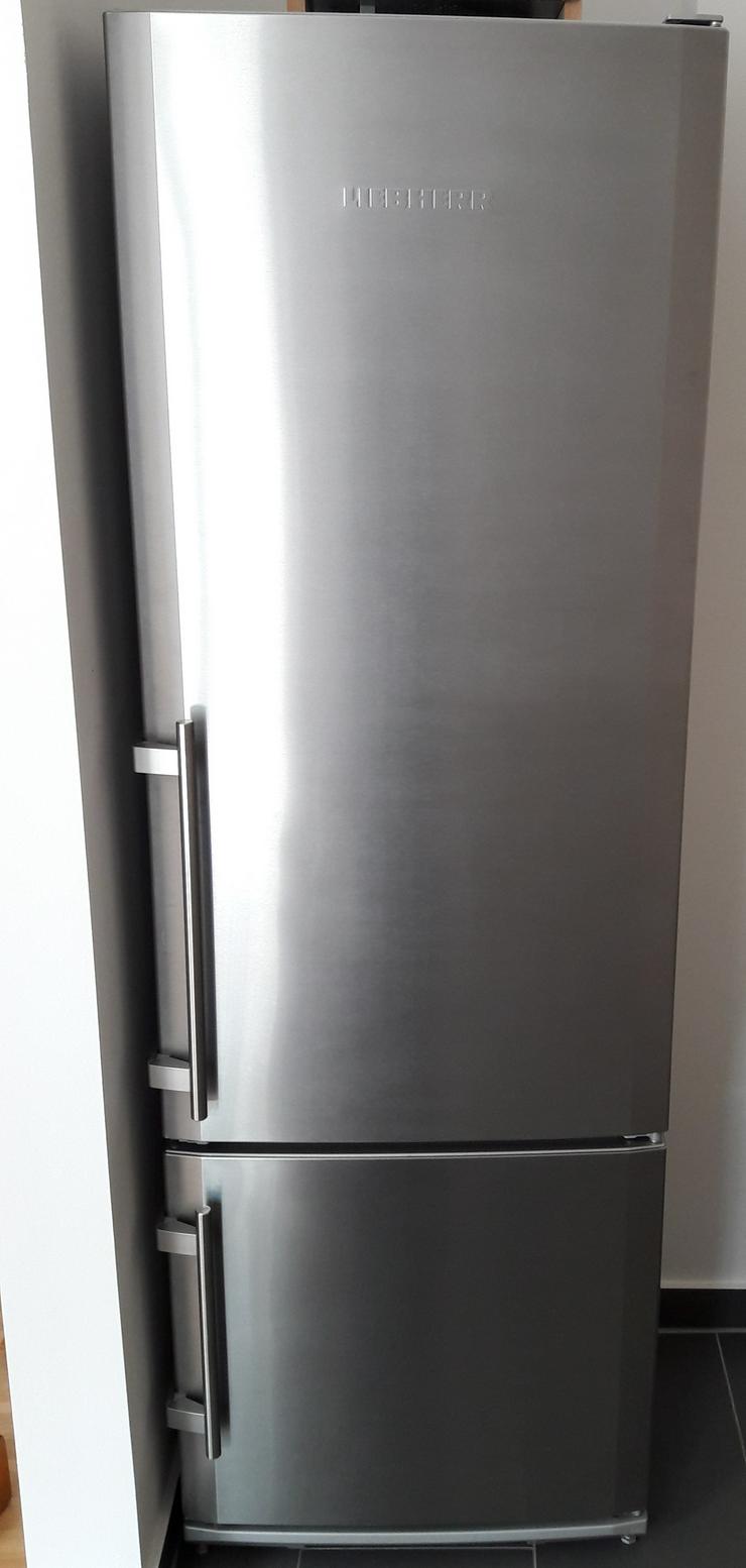 Liebherr Edelstahl-Kühl-und Gefrierkombination CBPes 3656 - Kühlschränke - Bild 1