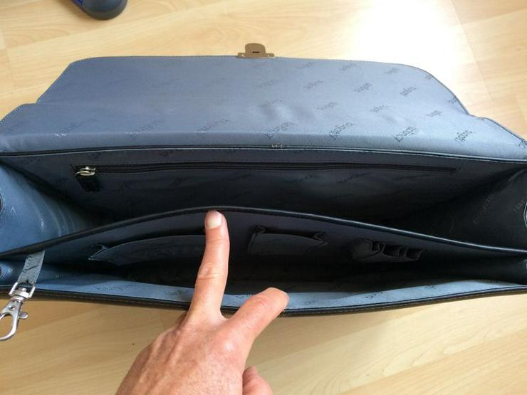 Bild 9: NEU BUGATTI Aktentasche m. herausnehmb. Laptoptasche / Rindsleder